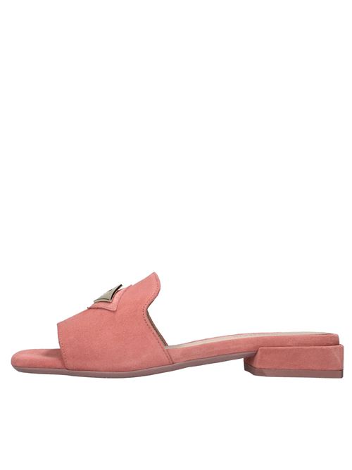 Mules in camoscio LORENZO MARI | SAMU MAG 32 VELOURCORALLO-ORO